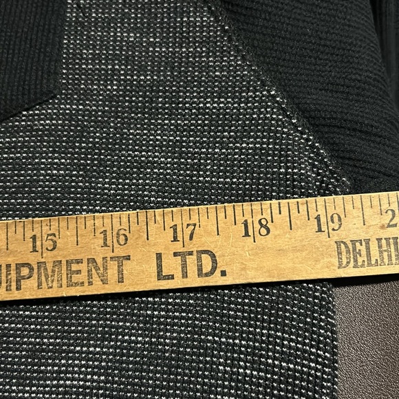 Y2K  Vintage Waffle knit long Tee colour block shirt - Picture 5 of 7